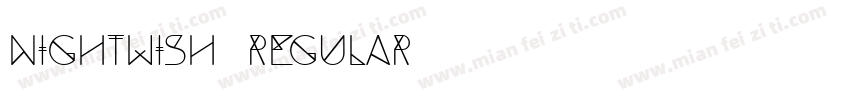 Nightwish Regular字体转换